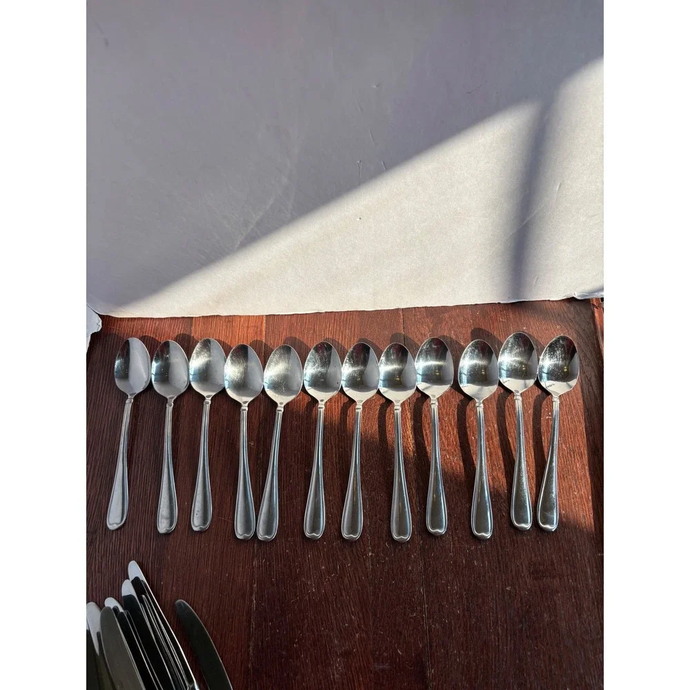 Cambridge Allure Sand Stainless Flatware Silverware Discontinued Set Mixed Lot